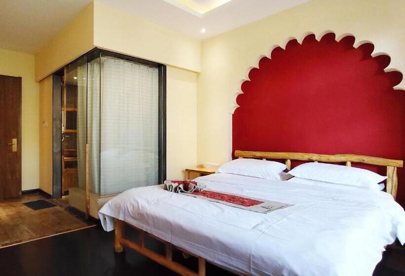 标准间带露台, Dunhuang Jinshe Times Inn