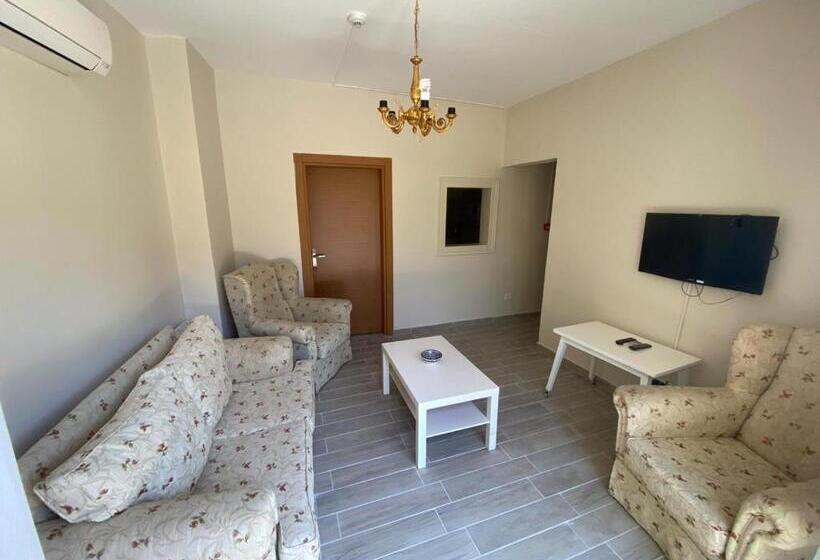 带1个卧室带花园景观的公寓, Büyükada Apart Hotel   Karadağ Apart