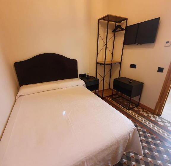 اتاق استاندارد یک تخته با سرویس بهداشتی مشترک, Hostal Lausanne