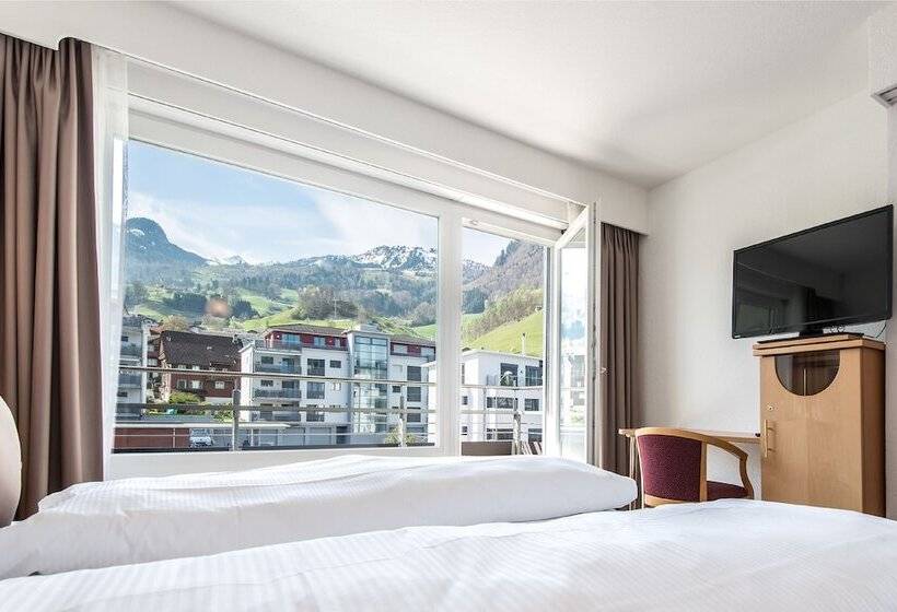 标准间带山景, Seerausch Swiss Quality