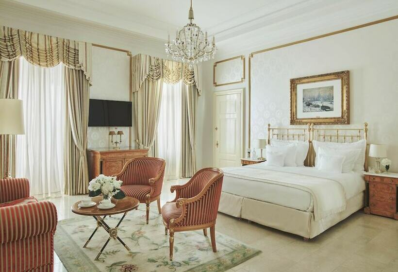 带河湖景观的轻年套房, Grand Hotel National Luzern