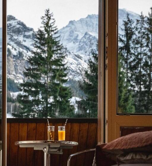اتاق سوپریور با چشم‌انداز, Silberhorn   Residences & Spa Wengen