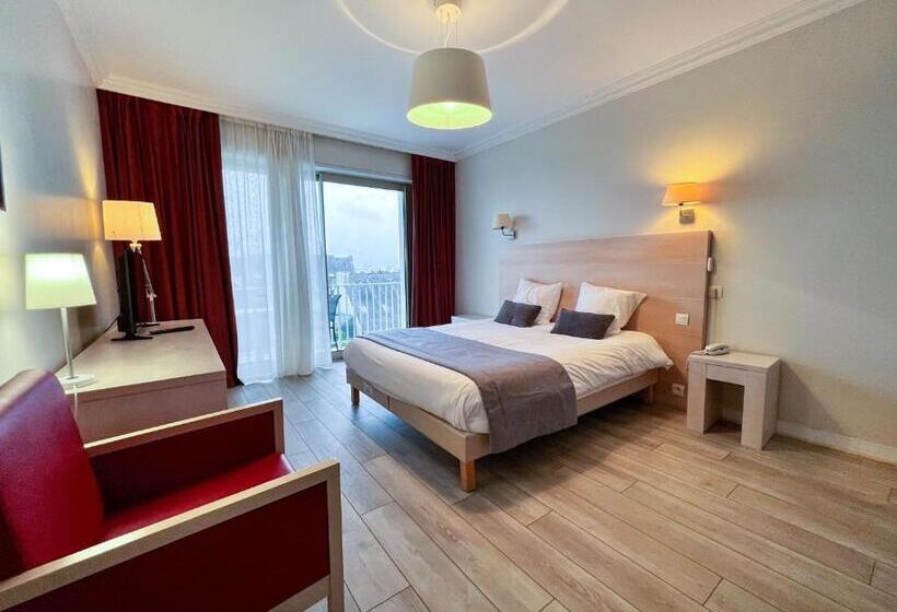 اتاق راحتی با چشم‌انداز دریا, Hôtel Ker Noyal Quiberon Plage