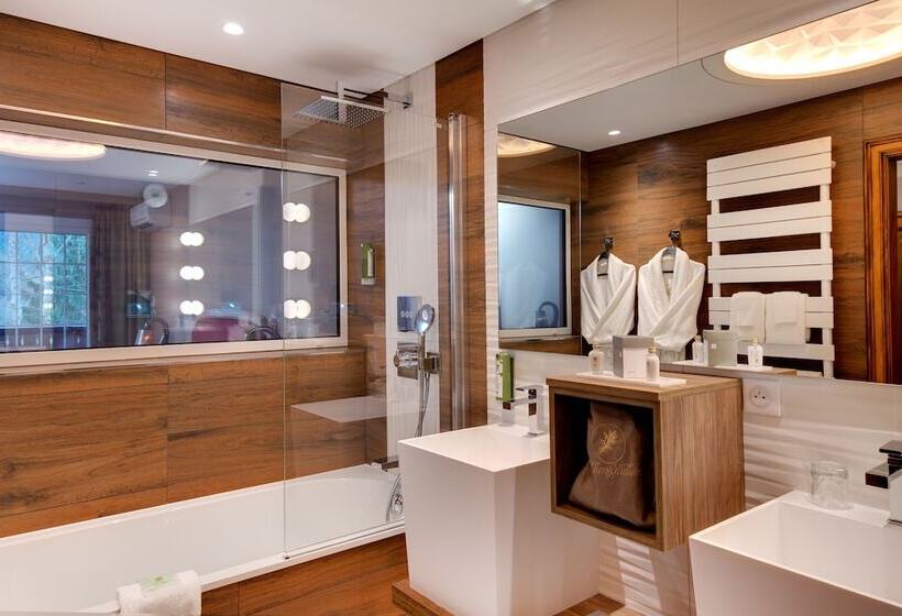 Номер Deluxe, La Cheneaudière   Hôtel Spa   Relais & Châteaux