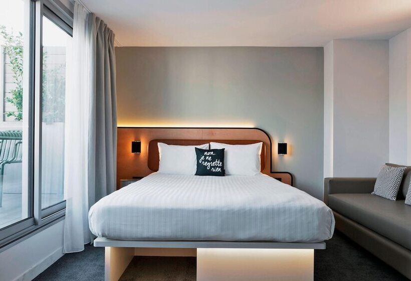 标准间带双人床, Moxy Paris Bastille
