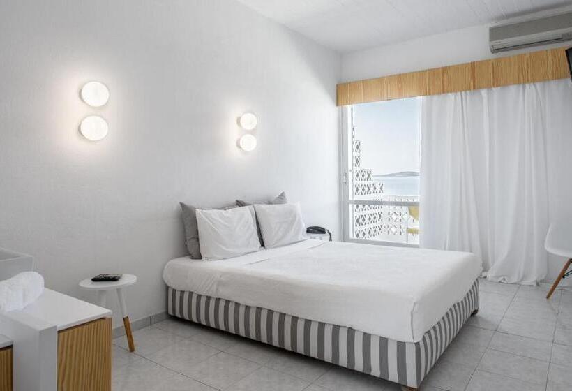 اتاق استاندارد یک نفره با چشم‌انداز دریا, Alkistis Beach Hotel   Adults Only