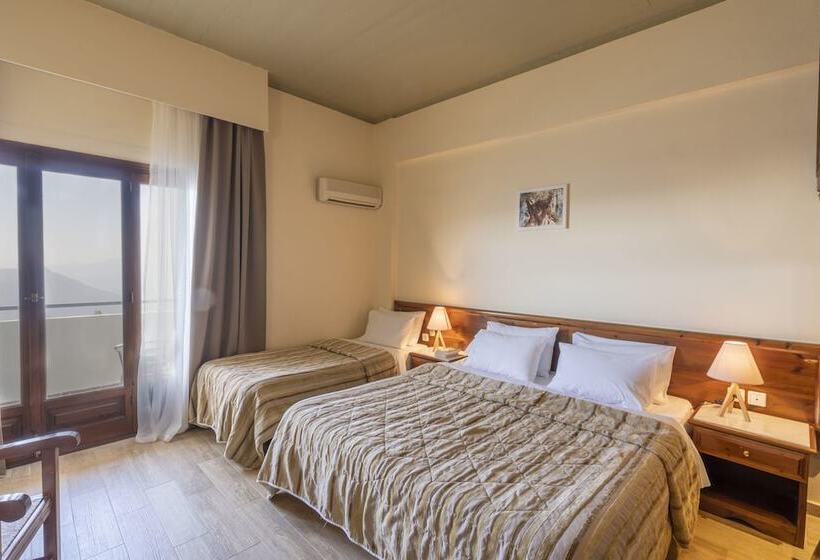 اتاق استاندارد سه تخته با چشم‌انداز, Domotel Anemolia Mountain Resort