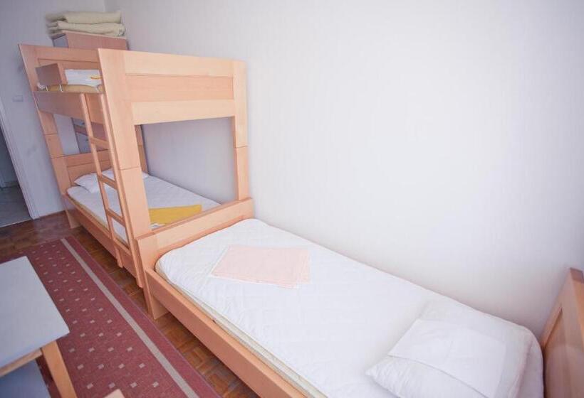 اتاق استاندارد سه تخته با سرویس بهداشتی مشترک, Hi Hostel Zagreb