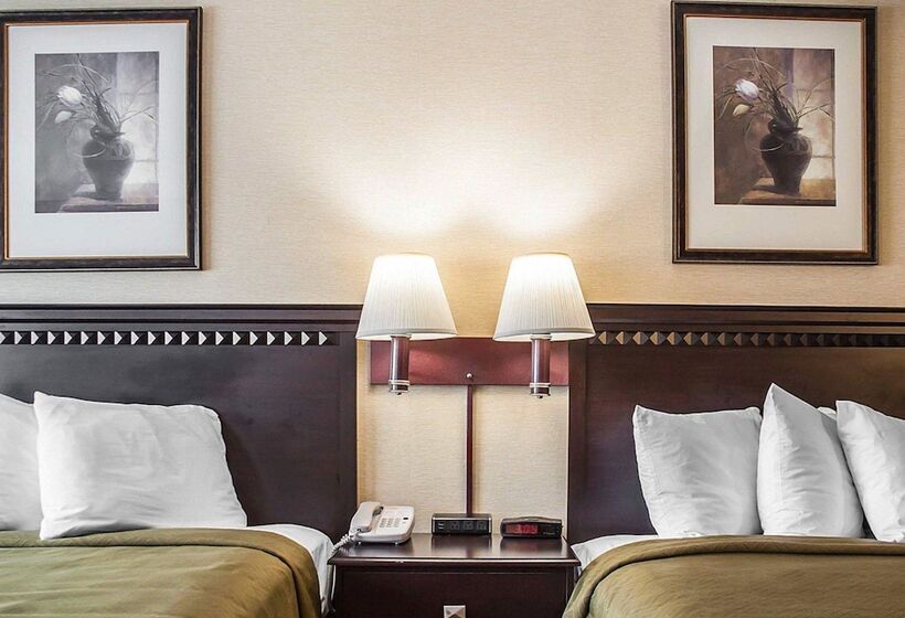 Номер Стандарт 2 Двуспальные Кровати, Econo Lodge Elmira Corning