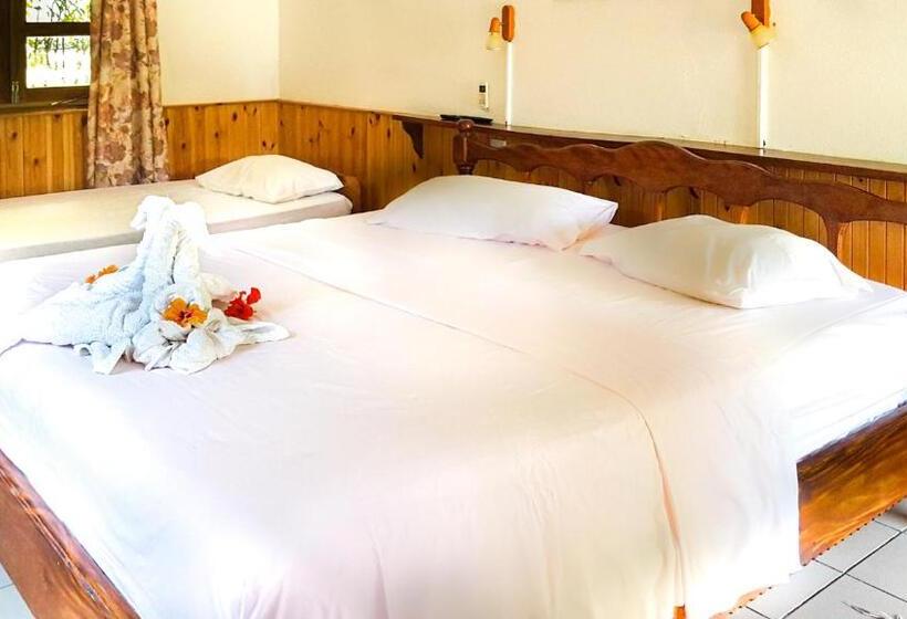 اتاق استاندارد سه تخته با چشم‌انداز باغ, Bernique Guesthouse