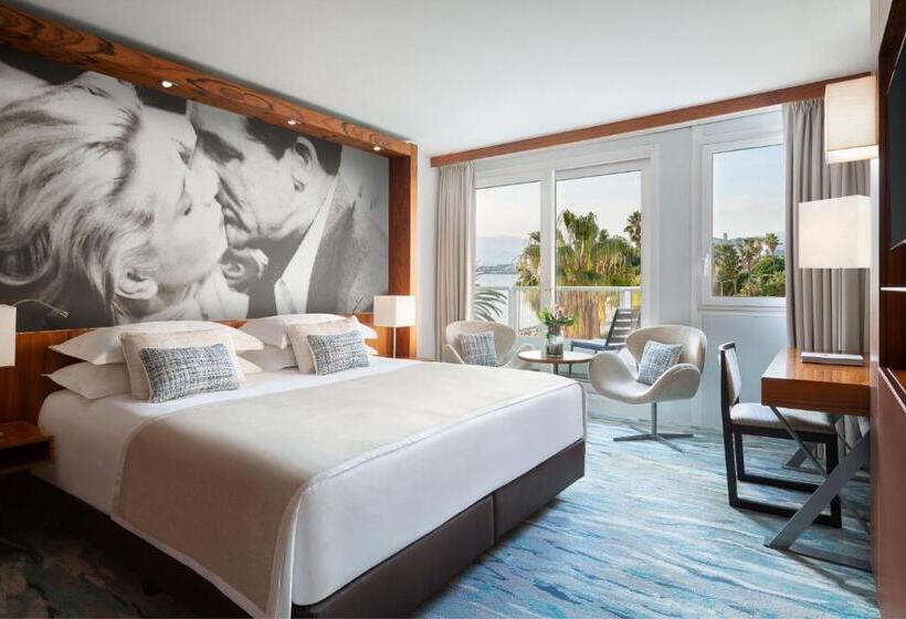 디럭스 룸 측면 바다 전망, Jw Marriott Cannes
