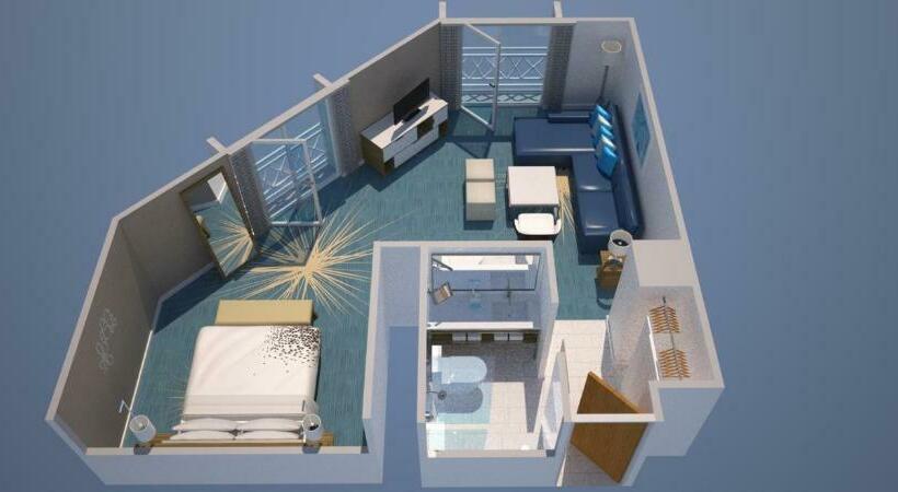 Люкс Executive Кровать Кинг, Renaissance Wind Creek Aruba Resort