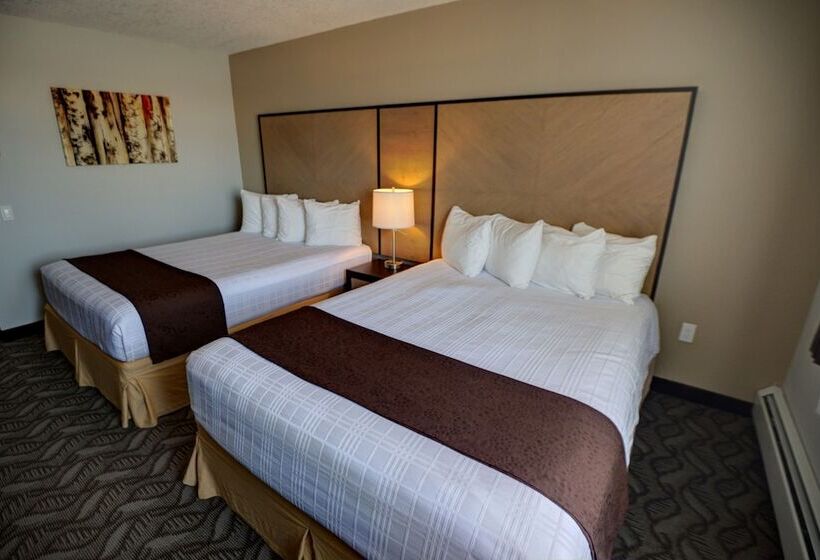 ２ダブルベッドのスタンダードルーム, Days Inn By Wyndham Airdrie