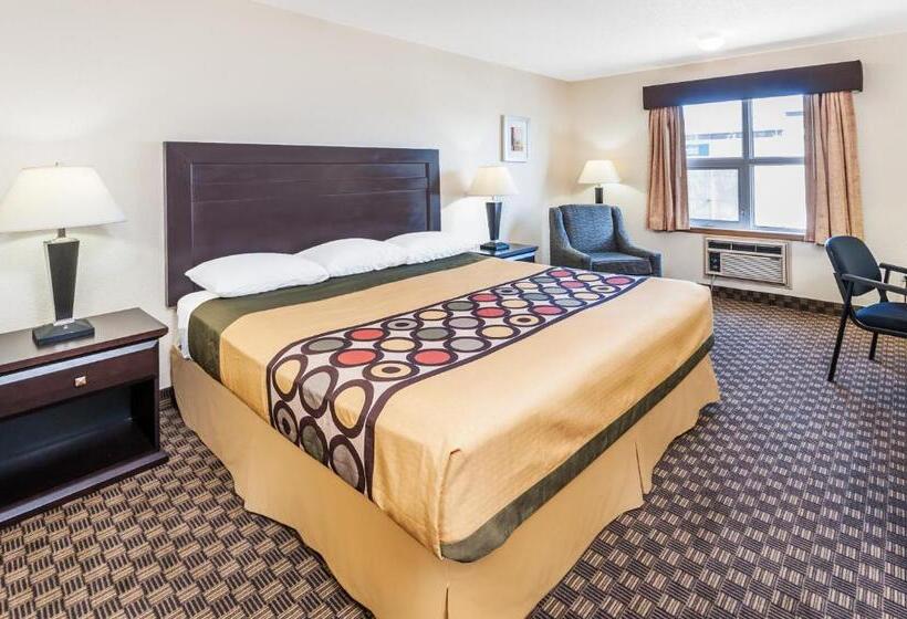 اتاق استاندارد با تخت بزرگ, Super 8 By Wyndham Calgary/airport