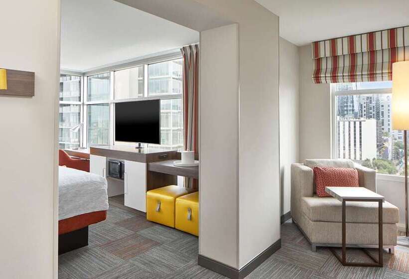 חדר סטנדרט עם מיטת קינג, Hampton Inn Oakland Downtown City Center
