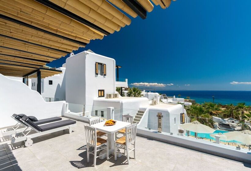اتاق لوکس با چشم‌انداز دریا, Tropicana Hotel , Suites & Villas Mykonos