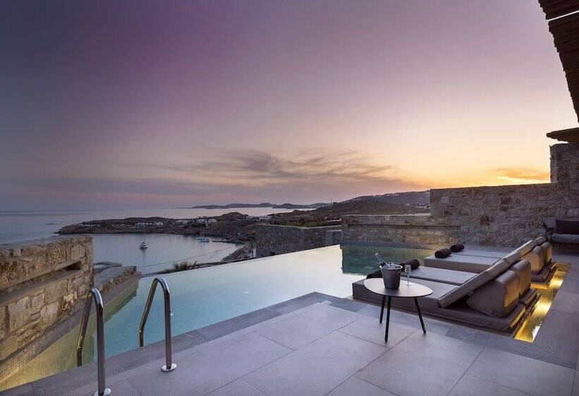 ویلای 1 خوابه با چشم‌انداز دریا, Tropicana Hotel , Suites & Villas Mykonos