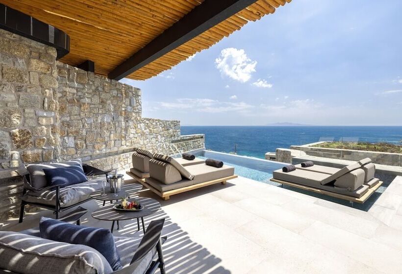 ویلای 1 خوابه با چشم‌انداز دریا, Tropicana Hotel , Suites & Villas Mykonos