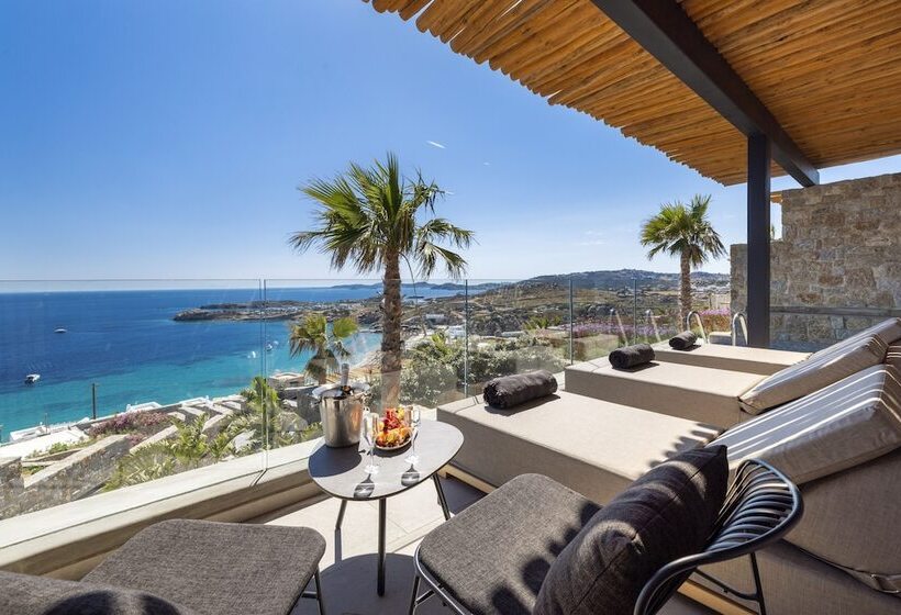 ویلای 1 خوابه با چشم‌انداز دریا, Tropicana Hotel , Suites & Villas Mykonos