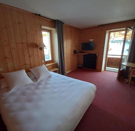 اتاق استاندارد با بالکن, Chalet Hotel Le Mont Bisanne
