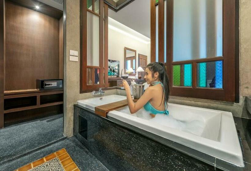 스탠다드 룸 킹사이즈 침대, Monkham Village Hat Yai