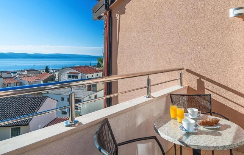 침실 1개 바다 전망 아파트, Apartments Vila Adrijana & Fitness Studio Wolf Bv