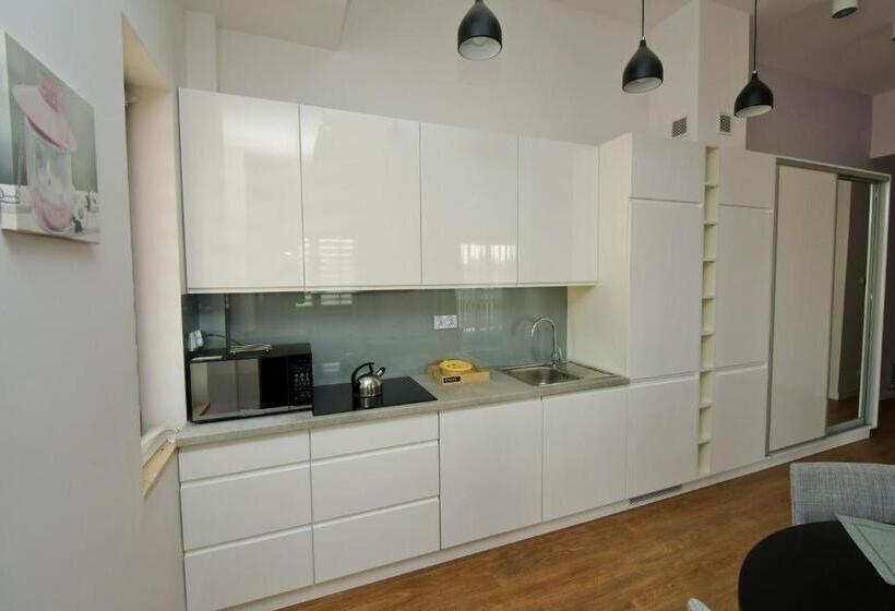 带1个卧室的带阳台的公寓, Poduszka Apartamenty Zdrojowe