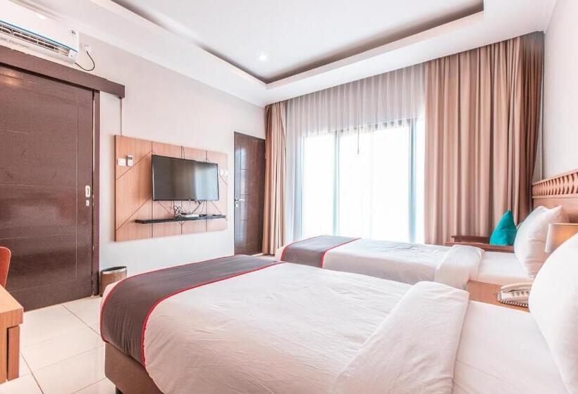 Quarto deluxe, Collection O 9 Villa Ubud Anyer