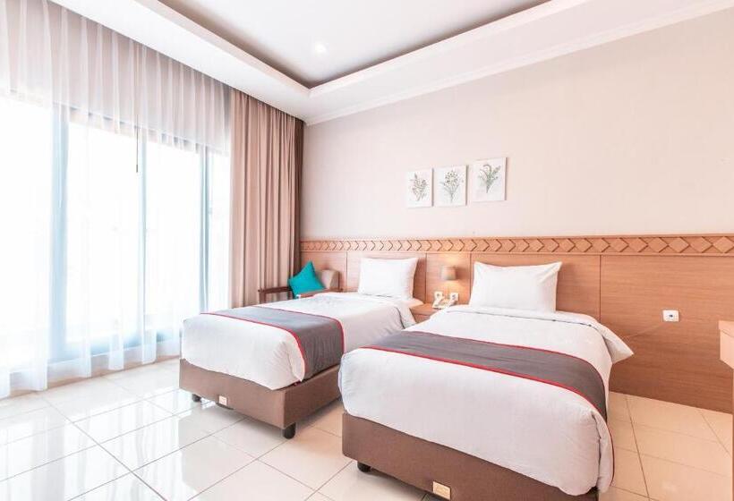Quarto deluxe, Collection O 9 Villa Ubud Anyer