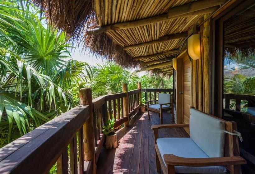 キングサイズベッドのスイートルーム, Kanan Tulum Treehouse, Rooftop, Beach Club & Spa   Adults Only