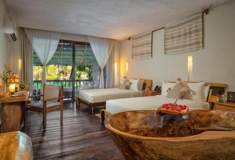２ダブルベッドのスタンダードルーム, Kanan Tulum Treehouse, Rooftop, Beach Club & Spa   Adults Only