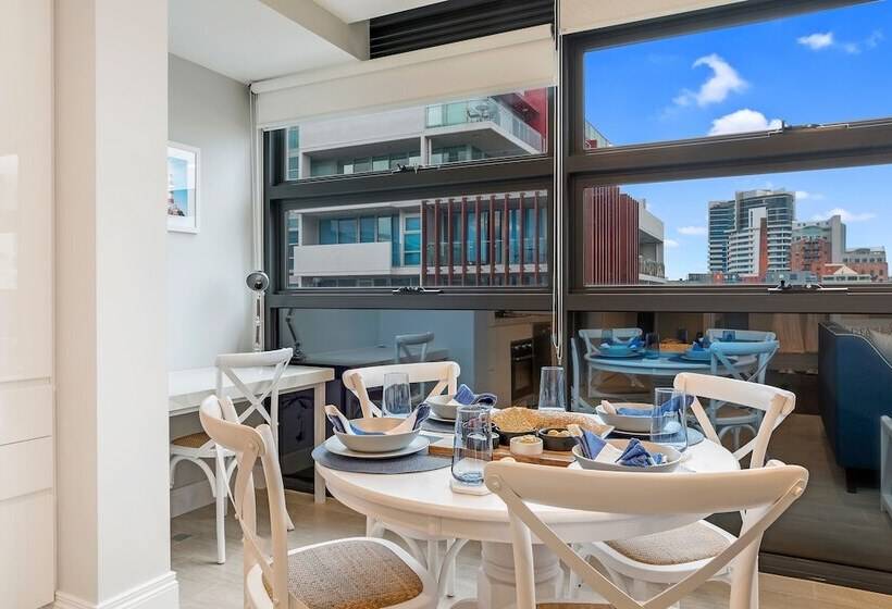 침실 1개 디럭스 아파트, The Hamptons Apartments   Port Melbourne