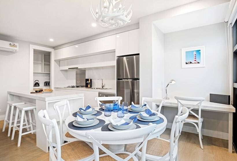 침실 2개 디럭스 아파트, The Hamptons Apartments   Port Melbourne