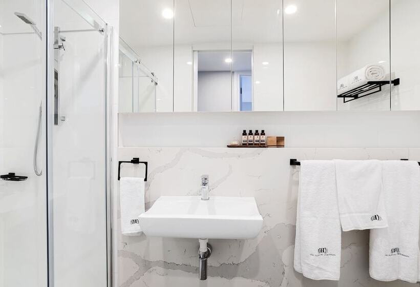 침실 2개 디럭스 아파트, The Hamptons Apartments   Port Melbourne