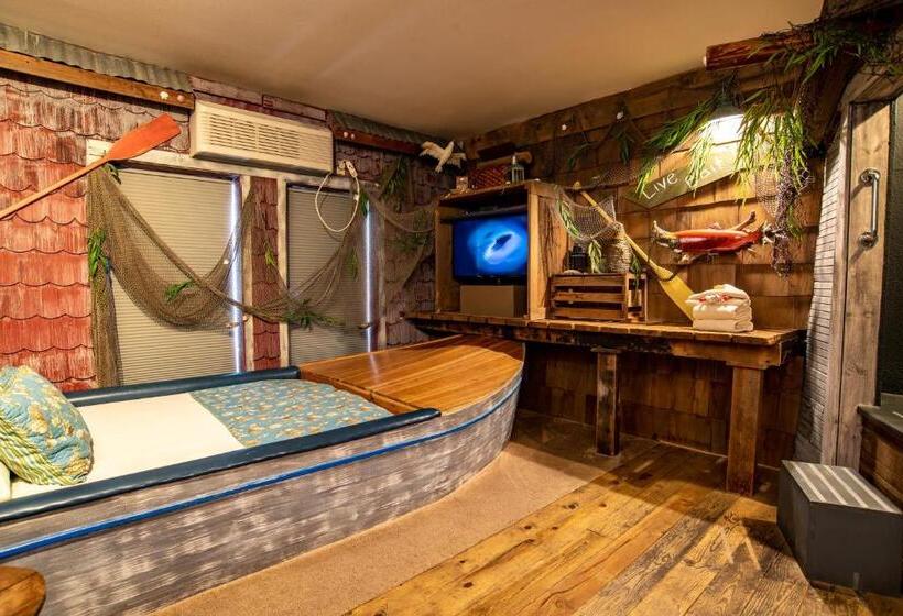 キングサイズベッドのデラックスルーム, The Anniversary Inn   Boise