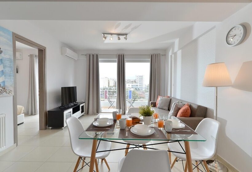 1침실 스탠다드 복층 주택, Alekos Apartments 1 νetflix