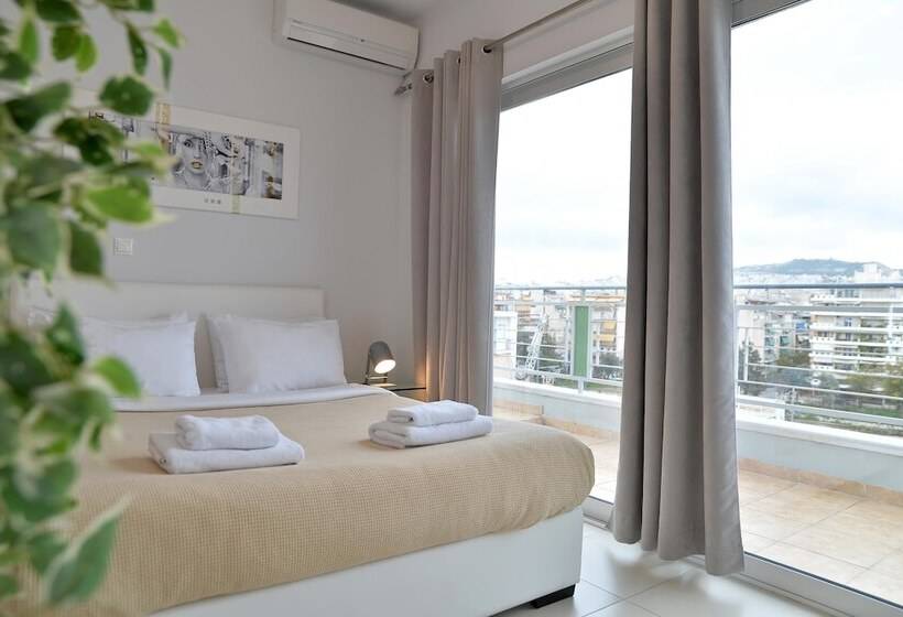 1침실 스탠다드 복층 주택, Alekos Apartments 1 νetflix