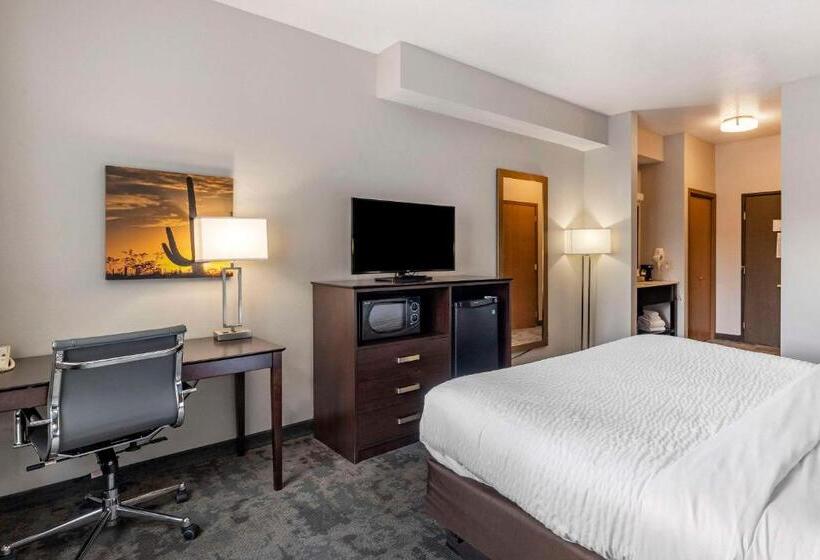 스탠다드 룸 킹사이즈 침대, Clarion Inn Kingman I40 Route 66