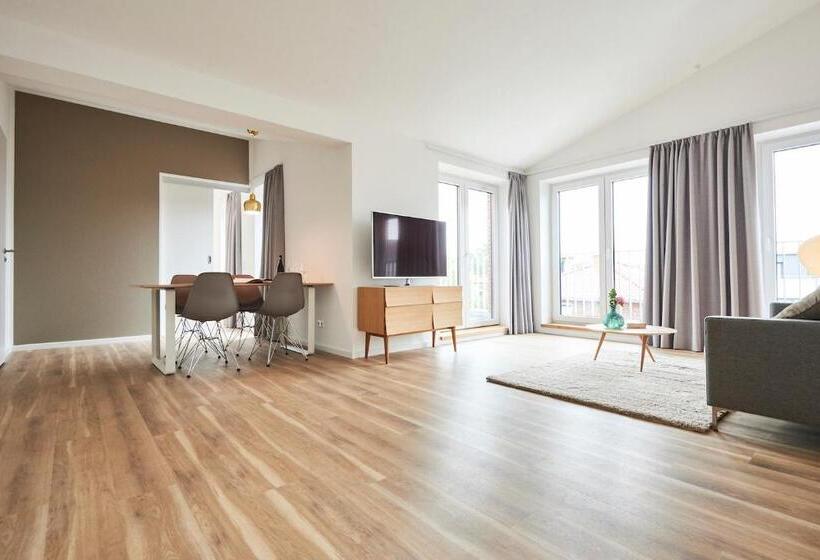 Апартаменты 1 Спальня с Балконом, Boardinghome Oldenburg