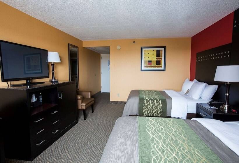 스탠다드 룸 더블 침대 2개, Travelodge By Wyndham Absecon Atlantic City
