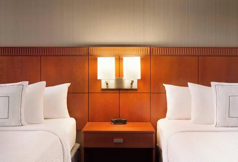 带2个双人床的标准工作室, Courtyard By Marriott Bloomington Normal