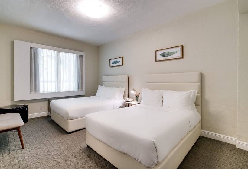 带2个双人床的标准工作室, Crest Hotel Suites