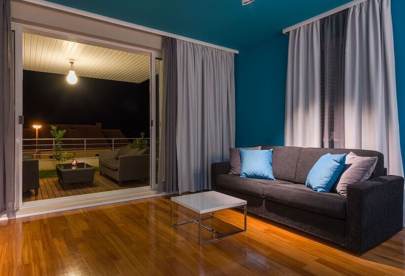 آپارتمان 2 خوابه با چشم‌انداز دریا, Apartments Villa Azzurra Bol