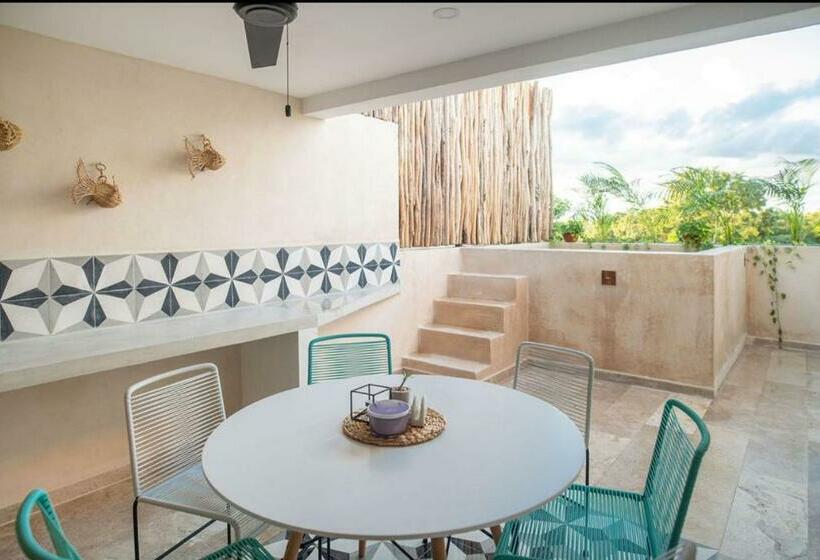 1 Szobás Tetőtéri Apartman, Amaka Calma Tulum