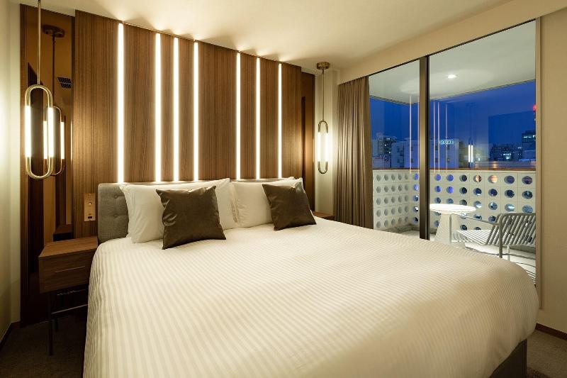 스탠다드 룸 킹사이즈 침대, The Onefive Villa Fukuoka