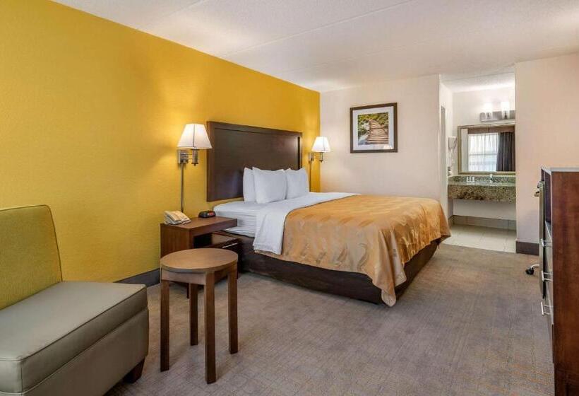 适合残疾人士使用的带超级大床的标准间, Quality Inn And Suites Palatka Riverfront