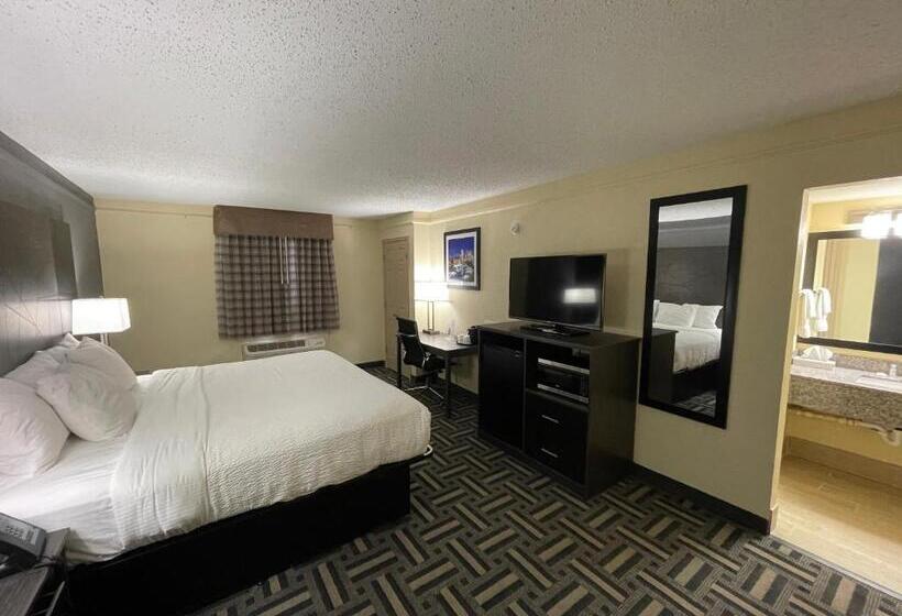 Standardzimmer Kingsize Bett, La Quinta Inn By Wyndham Indianapolis Airport Lynhurst