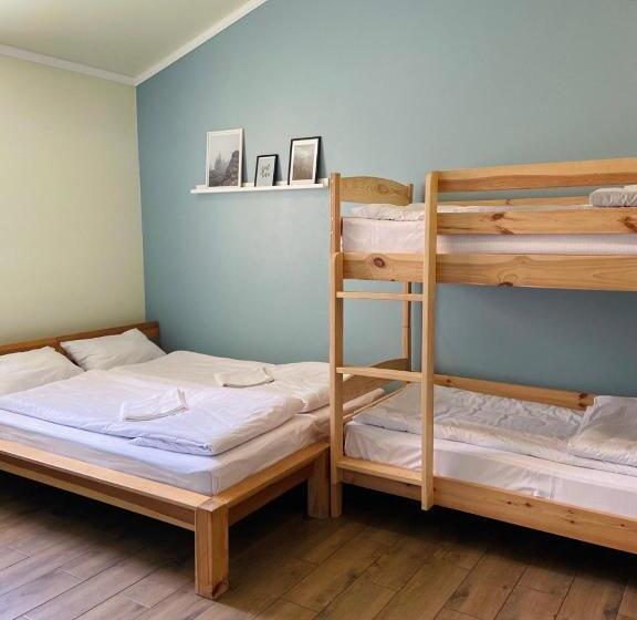 Четырехместный номер эконом класса с общей ванной комнатой, Dream Hostel Khmelnytskyi