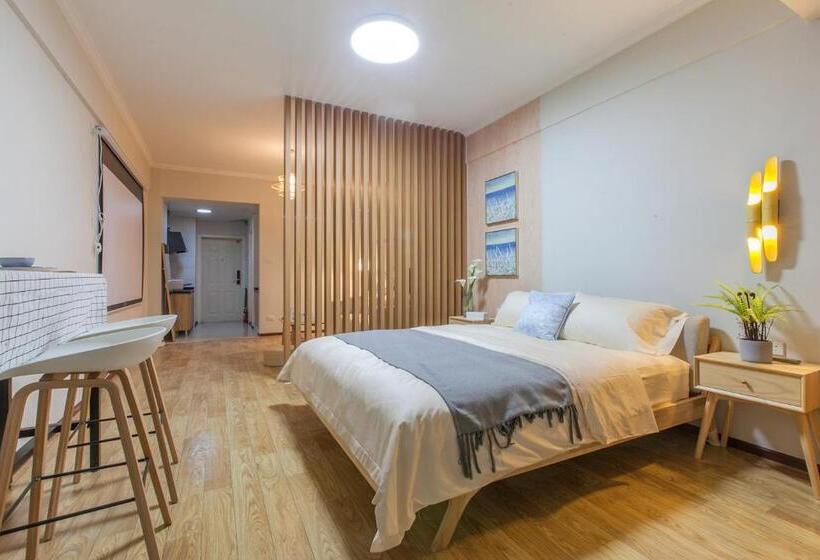 Apartamento 1 Dormitório, [roader] Wuhan Jiang An District·hong Kong Road