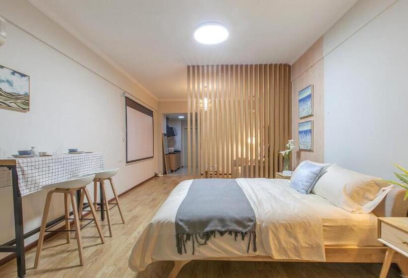 Apartamento 1 Dormitório, [roader] Wuhan Jiang An District·hong Kong Road